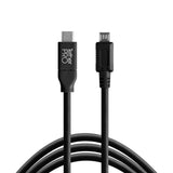 Tether Tools USB-C to 2.0 Micro-B 5-Pin, 15' (4.6m) BLK