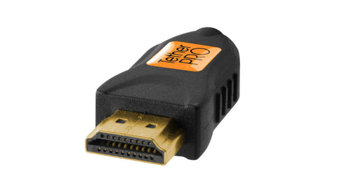 TetherPro Micro HDMI (D) to HDMI (A) - 15', Black