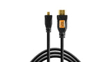 TetherPro Micro HDMI (D) to HDMI (A) - 3', Black