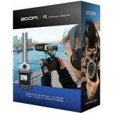 Zoom F1 Field Recorder with Shotgun Microphone 