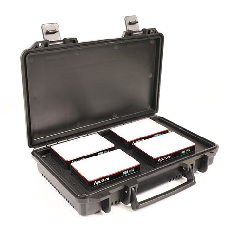 Aputure MC 4-Light Travel Kit with Charging Case