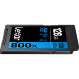 Lexar 128GB High-Performance 800x UHS-I SDXC Class 10 Memory Card