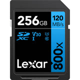 Lexar 256GB High-Performance 800x UHS-I SDXC Class 10 Memory Card