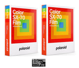 Impossible/Polaroid Color Glossy Film for Polaroid SX70 Cameras - 2 Pack