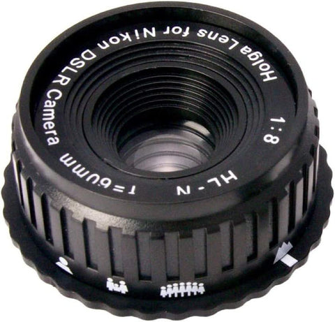 Holga 60mm f/8 Lens for Nikon DSLR (Black)