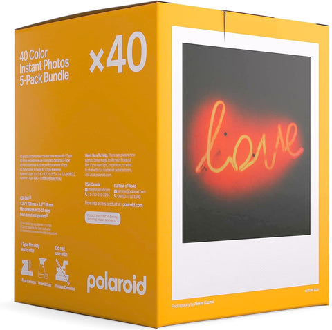 Polaroid Instant Color I-Type Film - 40x Film Pack (40 Photos) (6010)