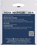 Hoya NXT Plus 46mm 10-Layer HMC Multi-Coated Circular Polarizer Lens Filter, Low-Profile Aluminum Frame