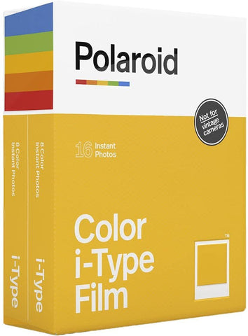 Impossible/Polaroid Color Glossy Instant Film for Polaroid Originals I-Type OneStep2 Camera - 2 Pack - with Instant Memories Album and Microfiber Cloth
