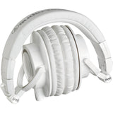 Audio-Technica ATH-M50x Closed-Back Monitor Headphones (White)