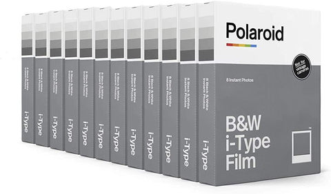 Polaroid B&W Film for I-Type 12 Pack, 96 Photos (6090)
