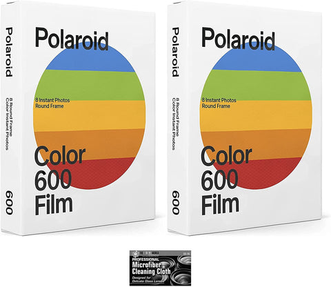 Impossible/Polaroid Instant Color Film for Polaroid 600 and i-Type Now, Lab  and OneStep Cameras - 2 Pack