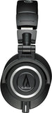 Audio-Technica ATH-M50x Professional Monitor Headphones (Black) + Slappa Full Sized HardBody PRO Headphone Case (SL-HP-07) + Bundle
