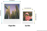 Polaroid Originals Go Instant Color Film Black Frame for The Polaroid GO Camera - 5 Double Packs with Cloth (80 Photos)