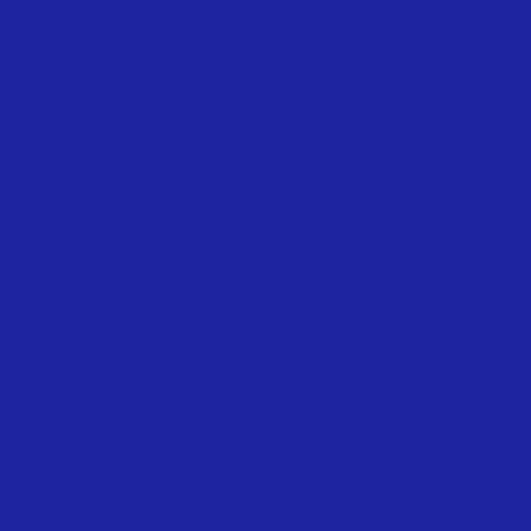 Roscolux #80 Filter - Primary Blue - 20x24" Sheet