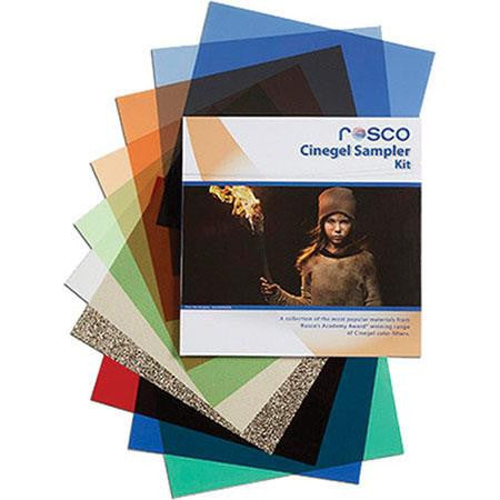 Rosco Cinegel Sampler Filter Kit, 12" x 12" Sheets